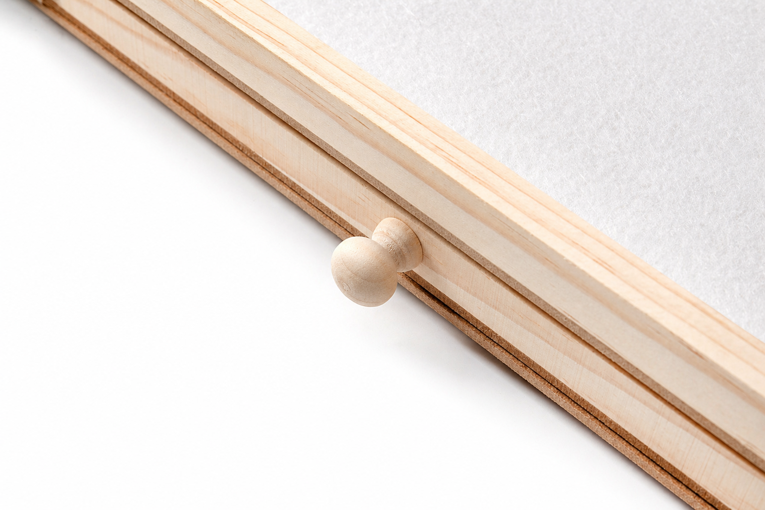 PuzOdyssey wooden drawer pulls on the puzzle board