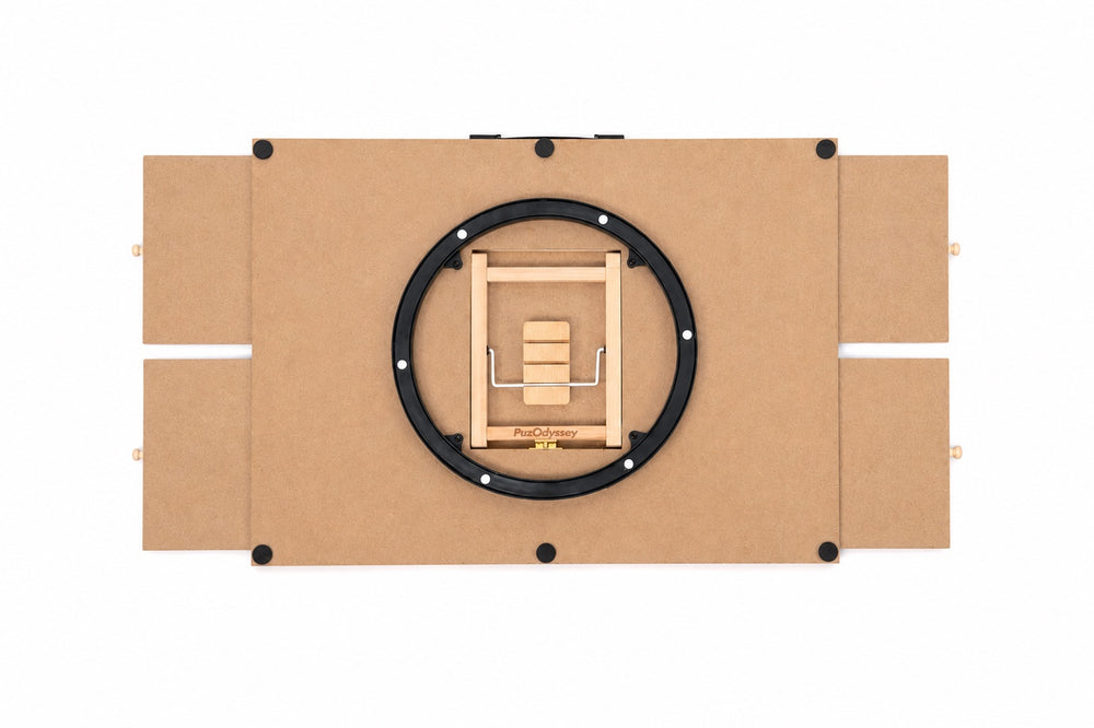 PuzOdyssey separate black rotating base and back structure