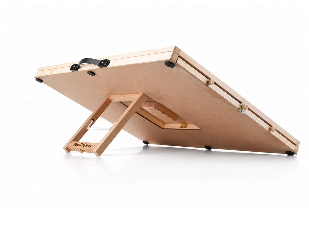 PuzOdyssey underside support structure at a raised angle