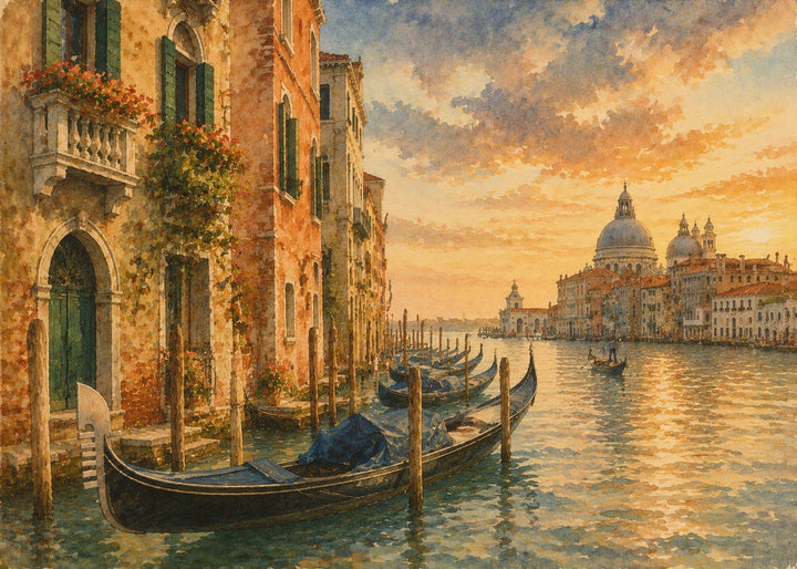 A Venice Canal puzzle art