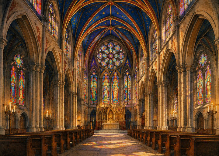 Cathedral Light puzzle art