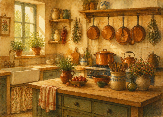 The Farmhouse Kitchen puzzle art