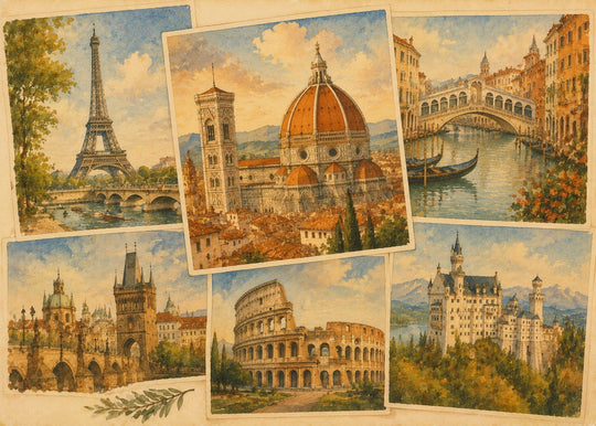 The Grand Tour puzzle art