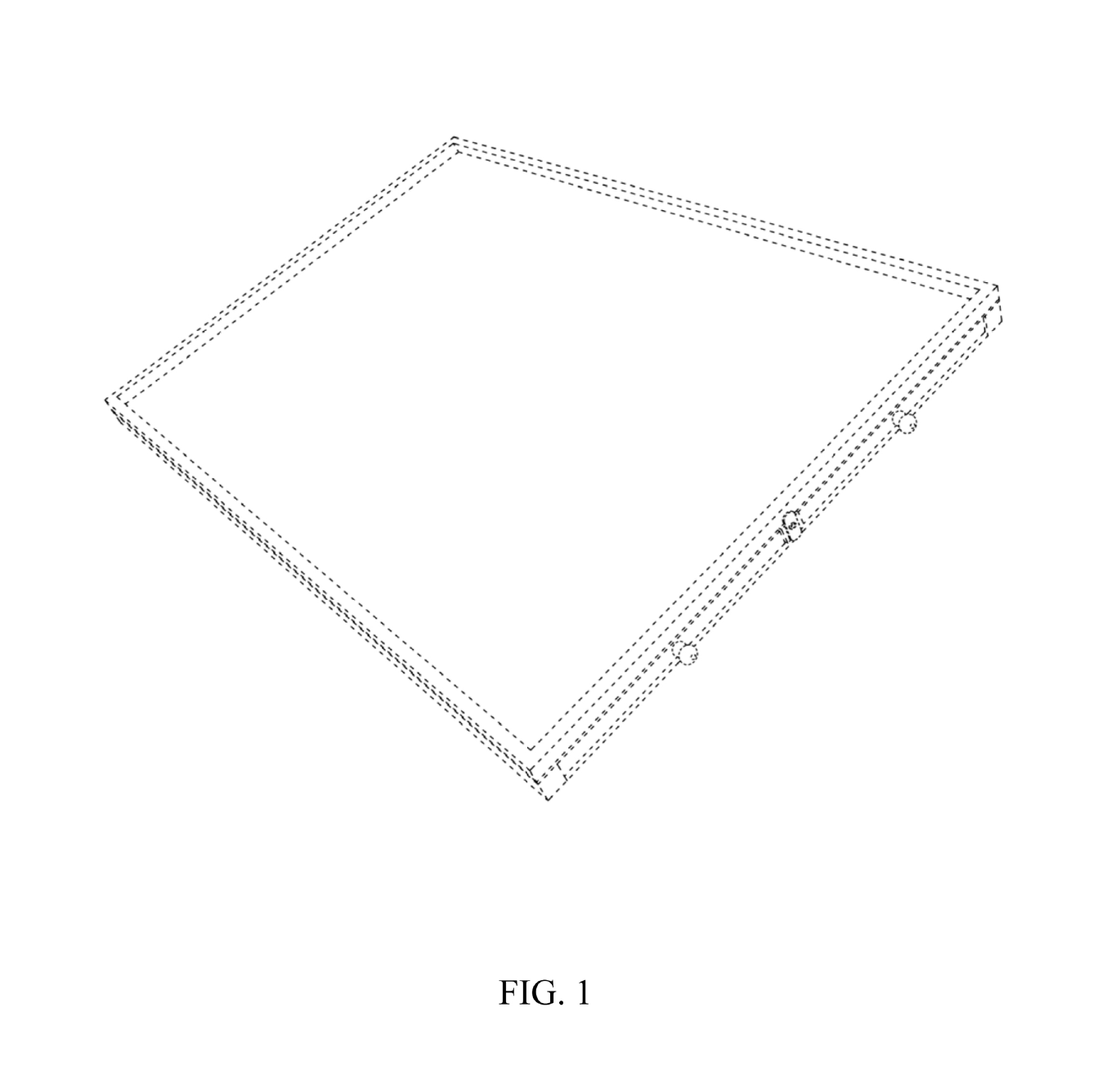 Patent drawing Fig. 1 showing the overall front view of the PuzOdyssey puzzle board