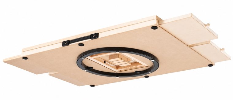 PuzOdyssey underside with 360 degree rotating base