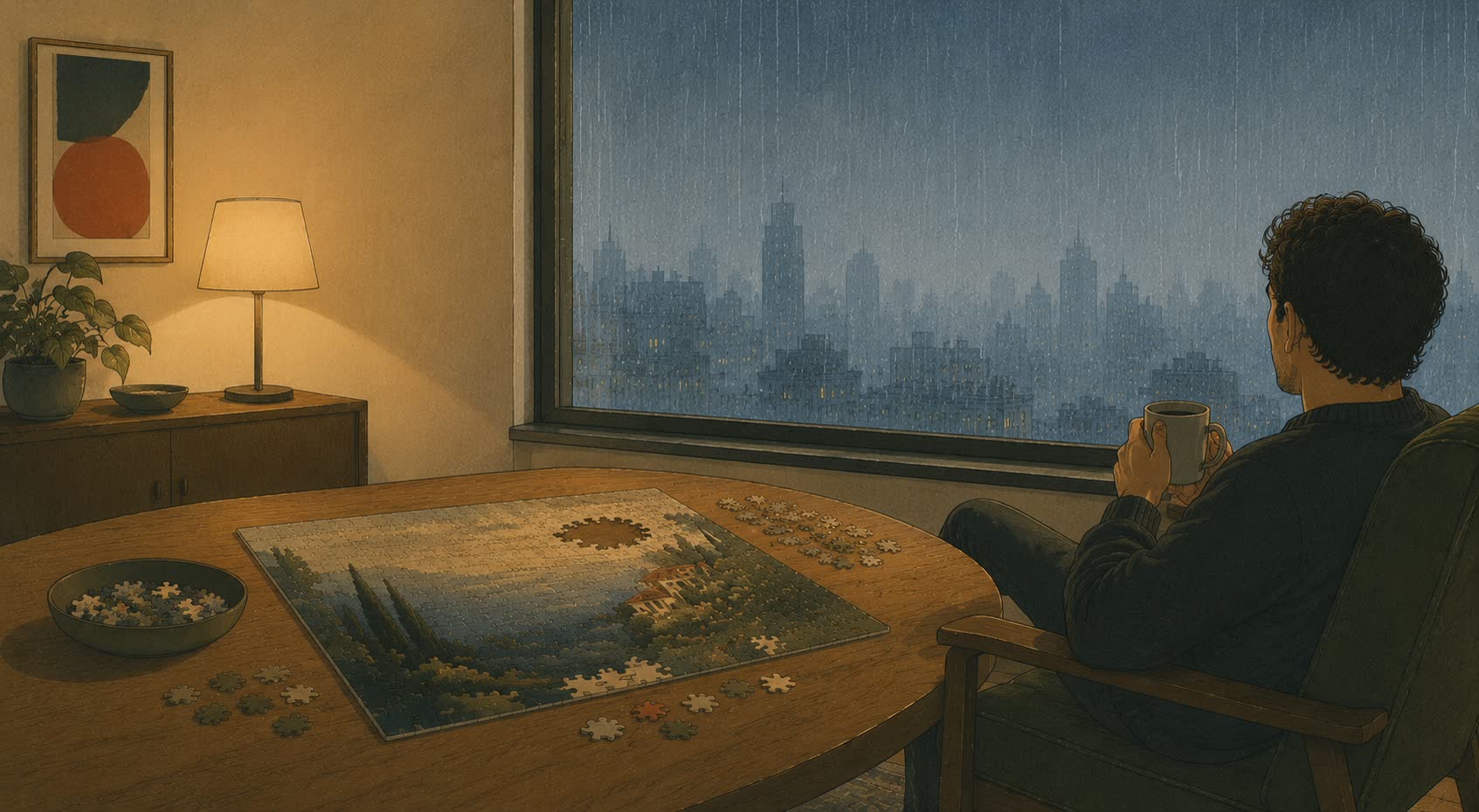 Why It's Easier to Talk Over a Puzzle