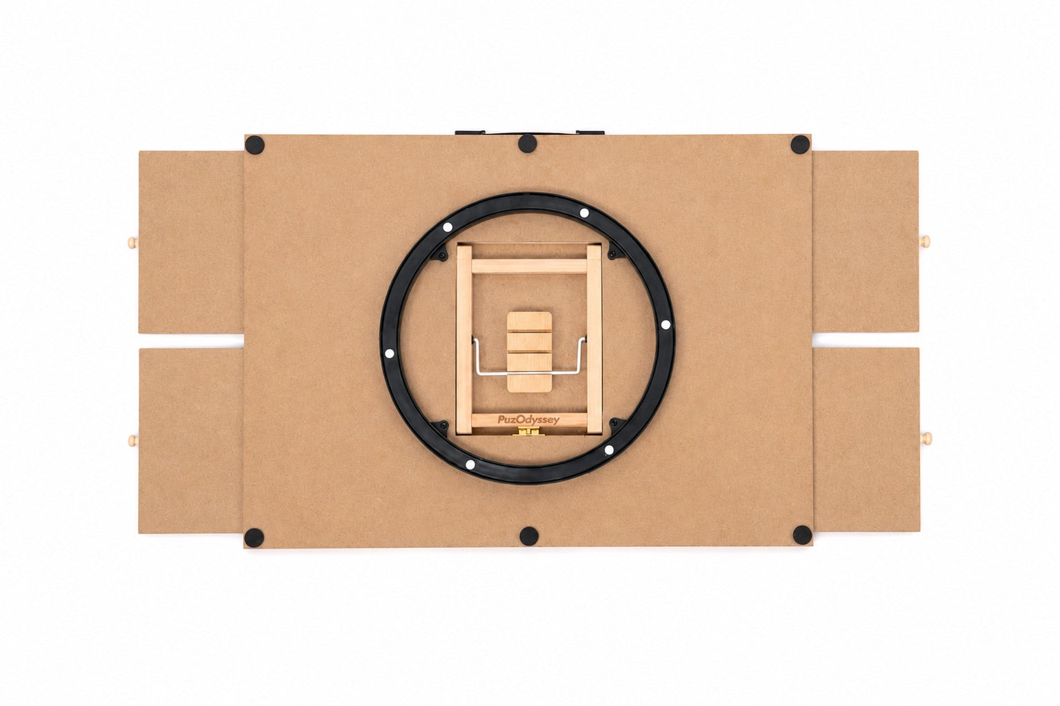 PuzOdyssey separate black rotating base and back structure